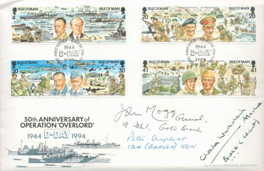Lot 560: 50th Anniv of Operation Overland D Day Signed...