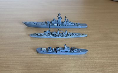 Ship Collection of unknown military ships.