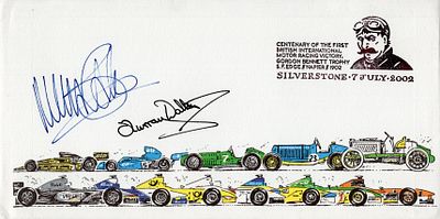 Formula 1 Grand Prix FDC signed by British driver Martin Brundle and legendary Grand Prix 