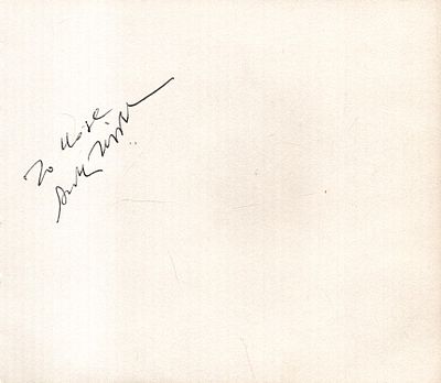 Anthony Minghella signed Album Page