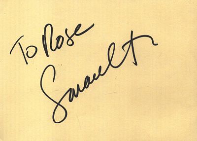 Sanaa Lathan Signed album page dedicated.