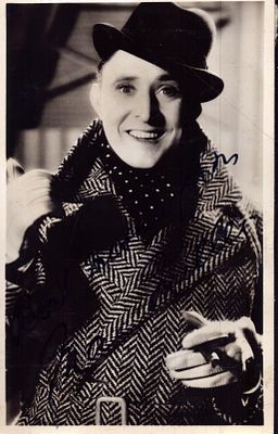 Max Miller signed 6x4inch black and white photo.