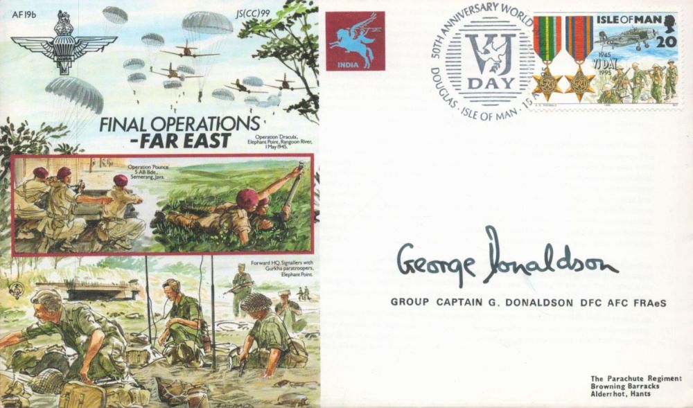 Lot 630: Grp Cptn George Donaldson DFC AFC Signed Final...