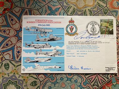 RAF(AC)23 Formation of the Association of the Bomber Command Association 27 Jul 1985 signed AVM 