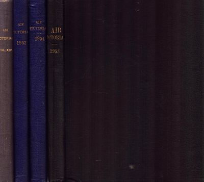 Collection of Air Pictorial books from 1952-1955, hardback.