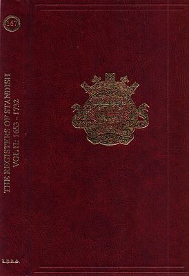 The Registers of Standish VOL II: 1653-1732. Hardback.