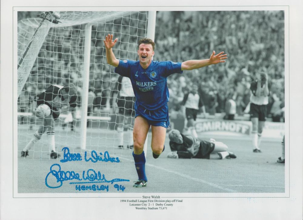Lot 165: Football Leicester City FC Claudio Ranieri and Steve...