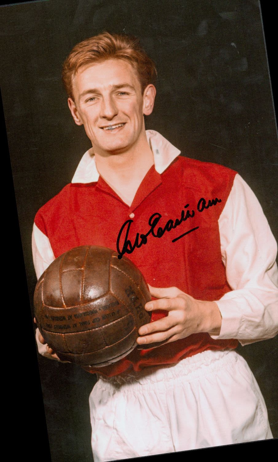 Lot 171: Football Arsenal Legend George Eastham Personally Signed 12x8...