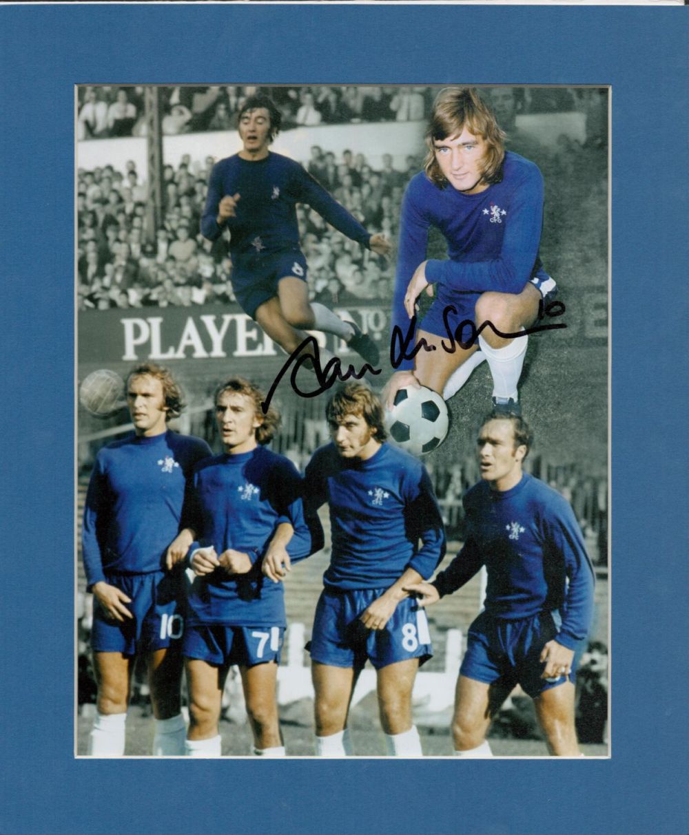 Lot 174: Football Chelsea FC Legend Ian Wilson Personally Signed...