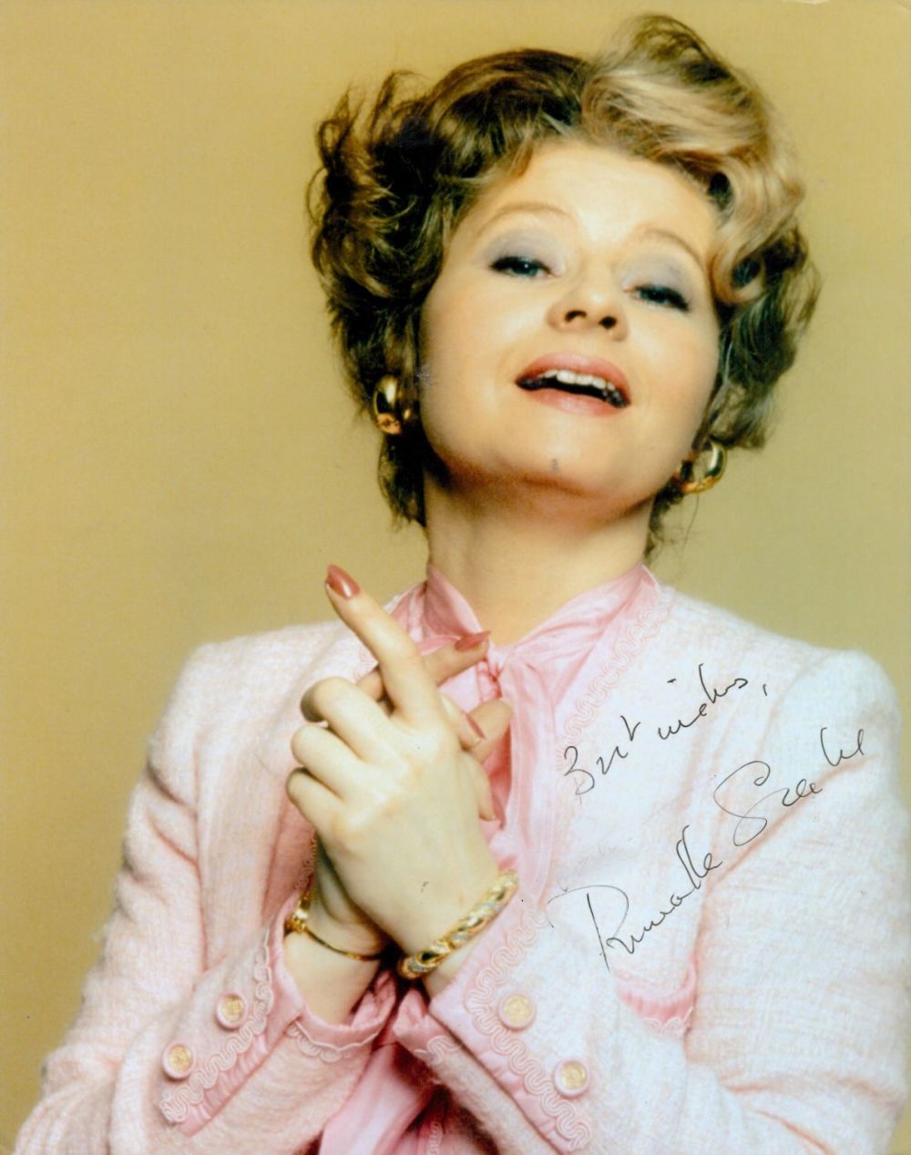 Lot 183: British Actress Prunella Scales CBE Signed 10x8 inch...