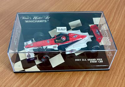 Minichamps 102 071, 2001 U.S.Grand Prix Event Car. 1 of 2001.