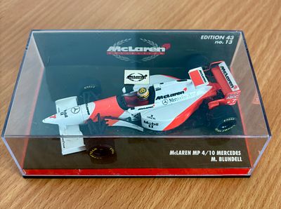 Minichamps 530 954317, McLaren MP 4/10 Mercedes, M. Blundell. 1:43.