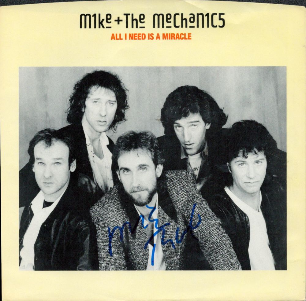 Lot 216: Mike Rutherford (Mike and the Mechanics) Signed Small...