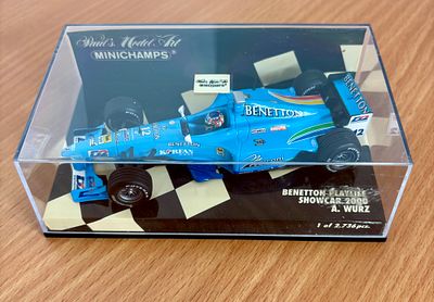 Minichamps 430 000082, Benetton Playlife Showcar 2000, A. Wurz. 1 of 2,736. 1:43.