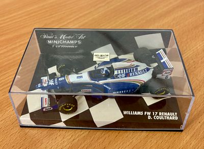 Minichamps 430, Williams FW17, D. Coulthard. 1:43.