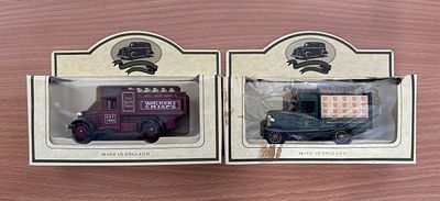Lledo, x2 Walkers Crisp Vans. Damage to one box.