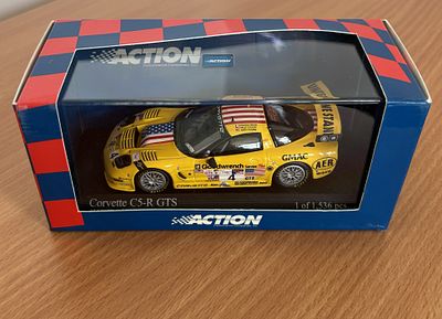 Action AC4, Corvette C5-R GTS, Petit Le Mans 2001. Pilgrim/Collins/Freon, 1:43.