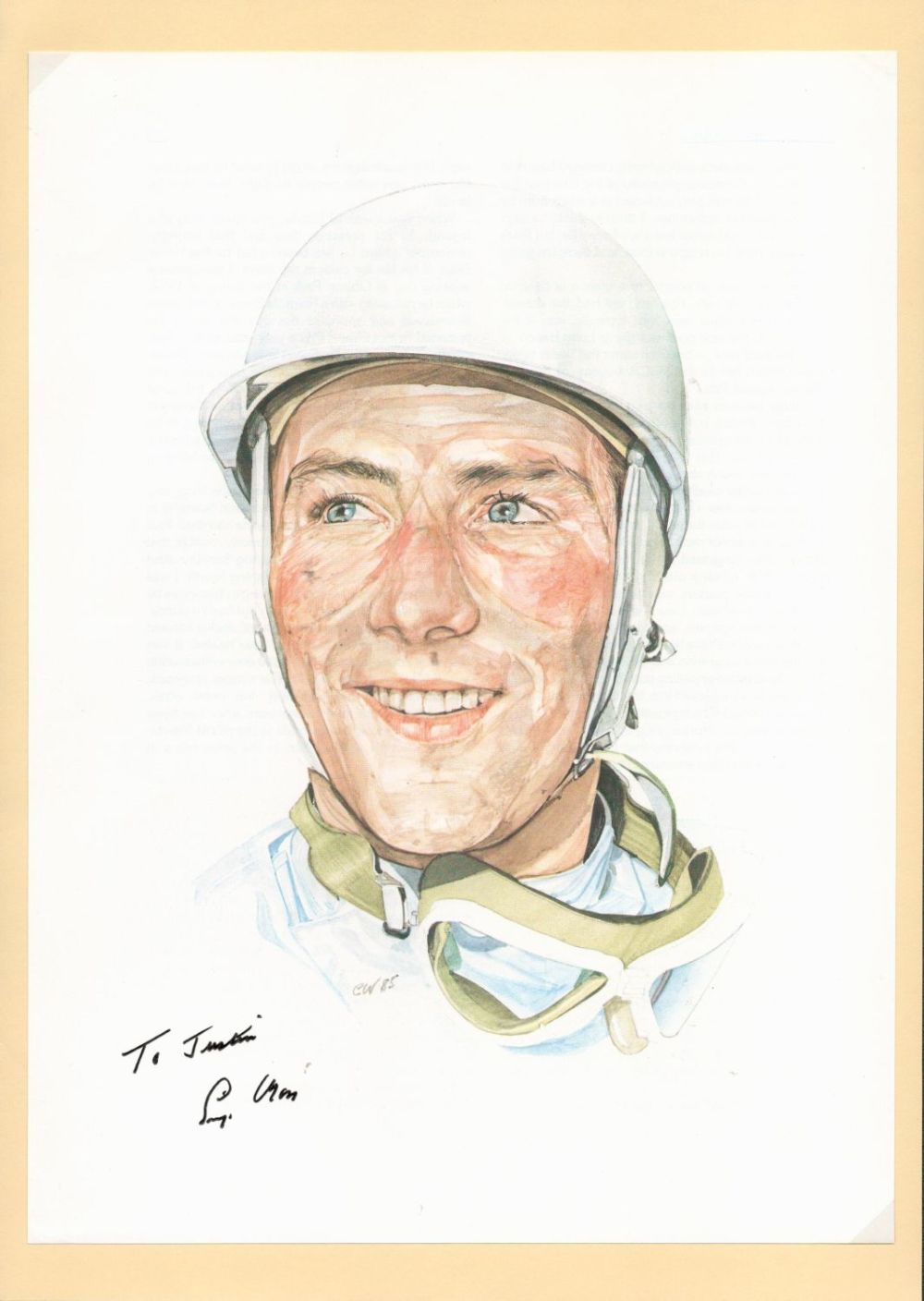 Lot 228: Formula 1 Racing Legend Stirling Moss Signed 10x8...