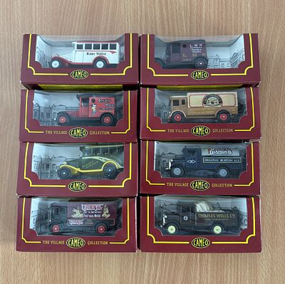 Corgi Cameo , The Village Collection, 8 assorted Cars/Vans.