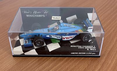 Minichamps 430, Benetton F1 1999 Showcar, A.Wurz. 1:43