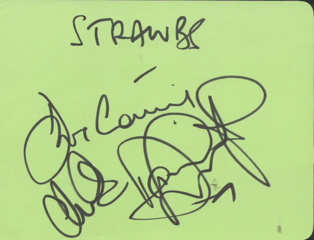 Lot 243: The Strawbs Multi Signed 6x4 Album Page. Signed...