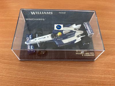 Williams F1 BMW FW24 R. Schumacher Minichamps model car, 1:43.