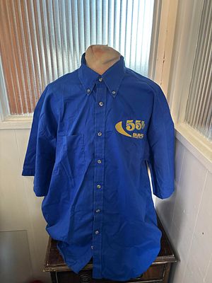 555 Blue Shirt, Subaru Team Only Issue, size L.