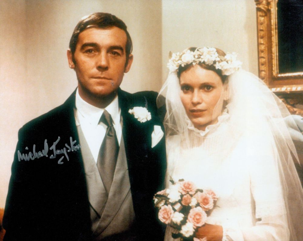 Lot 282: English Actor Michael Jayston Signed 10x8 inch Colour...