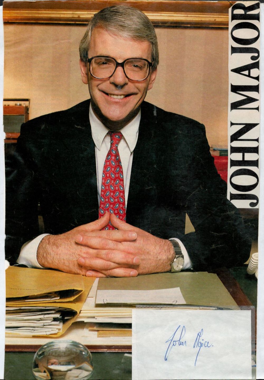 Lot 290: Former Prime Minister of UK Sir John Major...