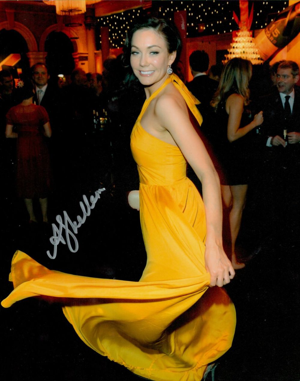 Lot 295: Australian Actress Anna Skellern Signed 10x8 inch Colour...