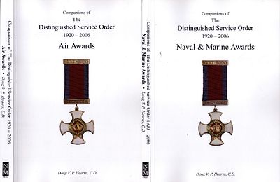 Companions of The Distinguished Service Order 1920-2006 Air Awards, 2011, and Companions of The 