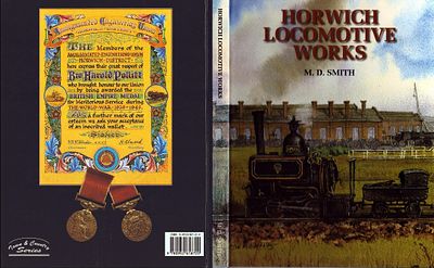 Horwich Locomotive Works. Hardback book by M.D. Smith, 1996.