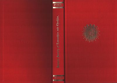 Historic Society of Lancashire and Cheshire Index 1848-2000. Hardback book.