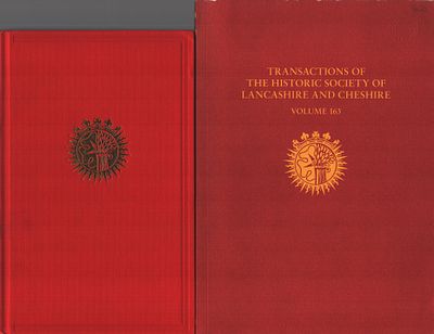 Historic Society of Lancashire and Cheshire books 2010-2014 editions 159-163. Collection of 5 