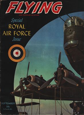 Flying and Popular Aviation Special Royal Air Force Issue Magazine September 1942.