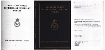 Royal Air Force Reserve and Auxiliary Forces Hardback Book. Publisher: Royal Air Force 
