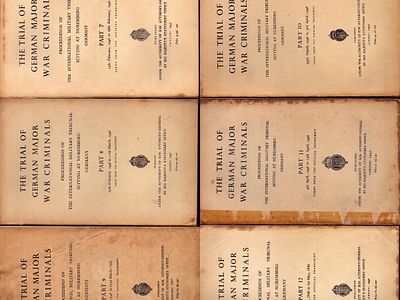 The Trial of German Major War Criminals by The International Military Tribunal Sitting At 