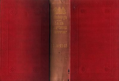 Hardback book 'Edinburgh and Leith Post-Office Directory 1944-1945'