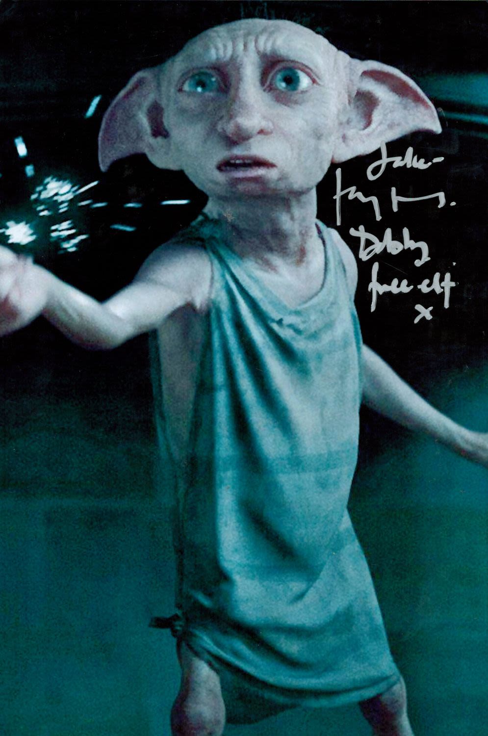Lot 355: Harry Potter Actor, Toby Jones signed 12x8 colour...