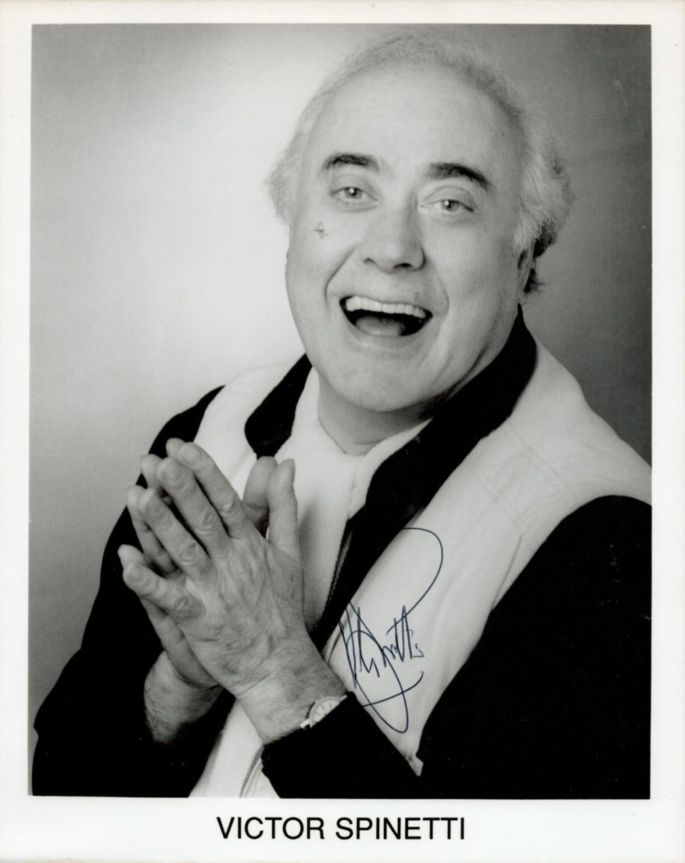 Lot 365: Welsh Actor Victor Spinetti Signed 10x8 inch Black...