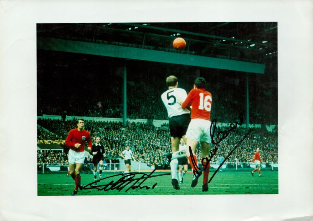 Lot 382: 1966 World Cup Icons Geoff Hurst and Martin...