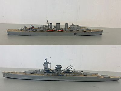 Scharnhorst German Battleship 1st series model ship.