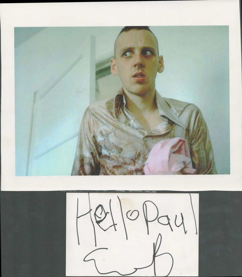 Lot 421: Trainspotting Actor Ewan Bremner (Spud) Signed 5x3 inch...