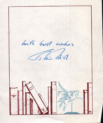 John Frost signed bookplate. A prominent British Army officer known for his leadership during 