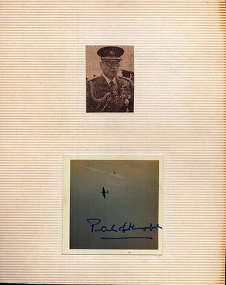 Lord Hungerford clipped signature fixed to A4 album page.
