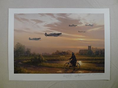 Rare William S Phillips On Wings and a Prayer. This scarce print is from the original limited 