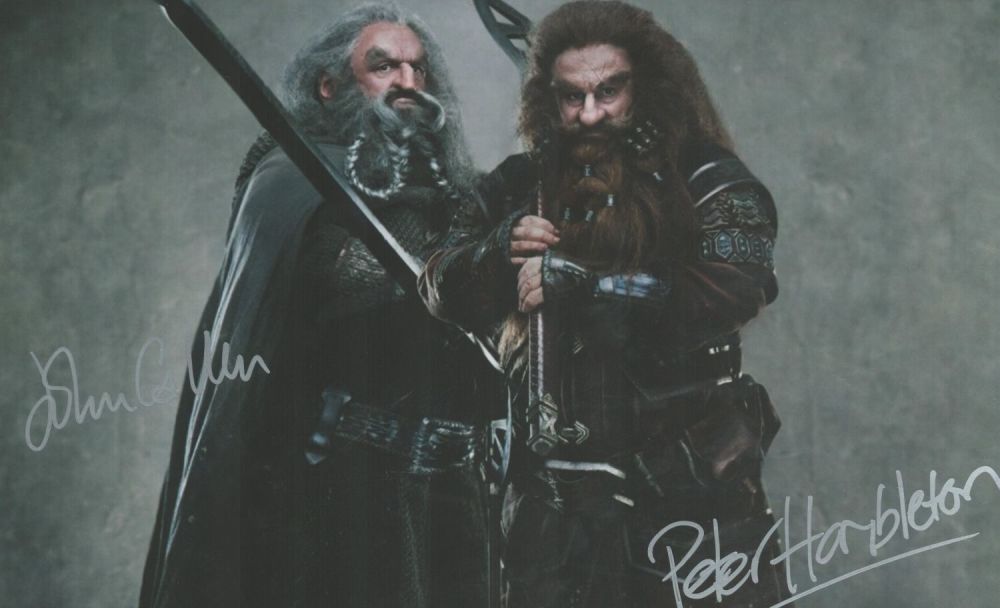 Lot 446: John Callen and Peter Hambleton (The Hobbit) Signed...