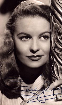 Sally Grey Signed 6X4 inch black and white Photo