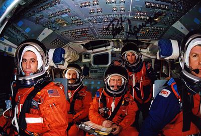 Robert Springer Astronaut Signed 7X5 inch colour photo