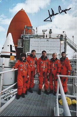 John Caspar signed 7x5 inch colour photo astronaut